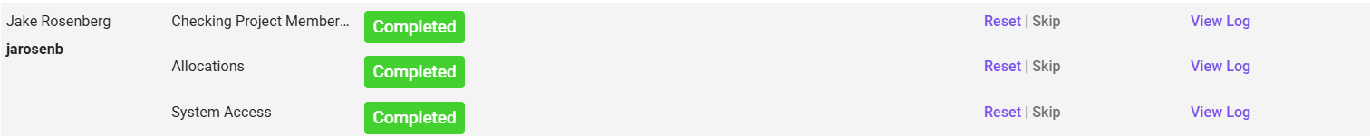 Successfully onboarded users